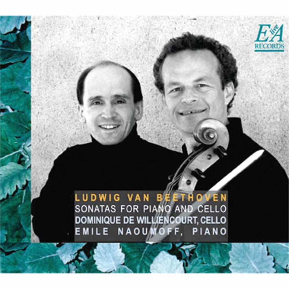 BEETHOVEN - Williencourt - Sonate pour violoncelle et piano n°1 op.5 n°1..